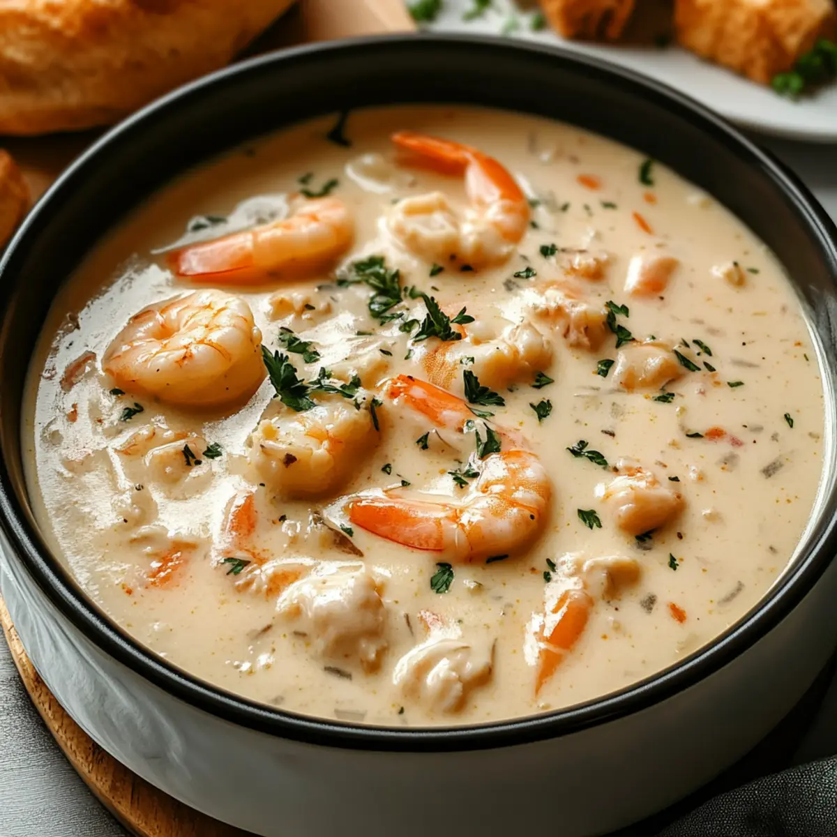 Crab and Shrimp Seafood Bisque