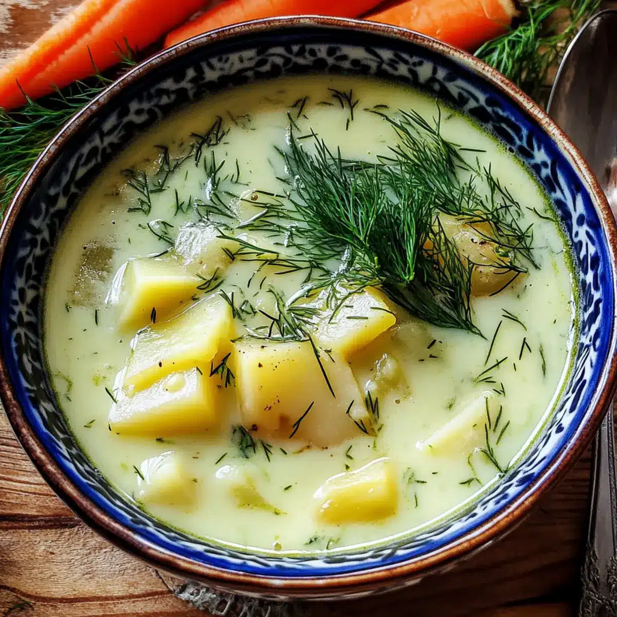 Creamy Potato & Dill Soup
