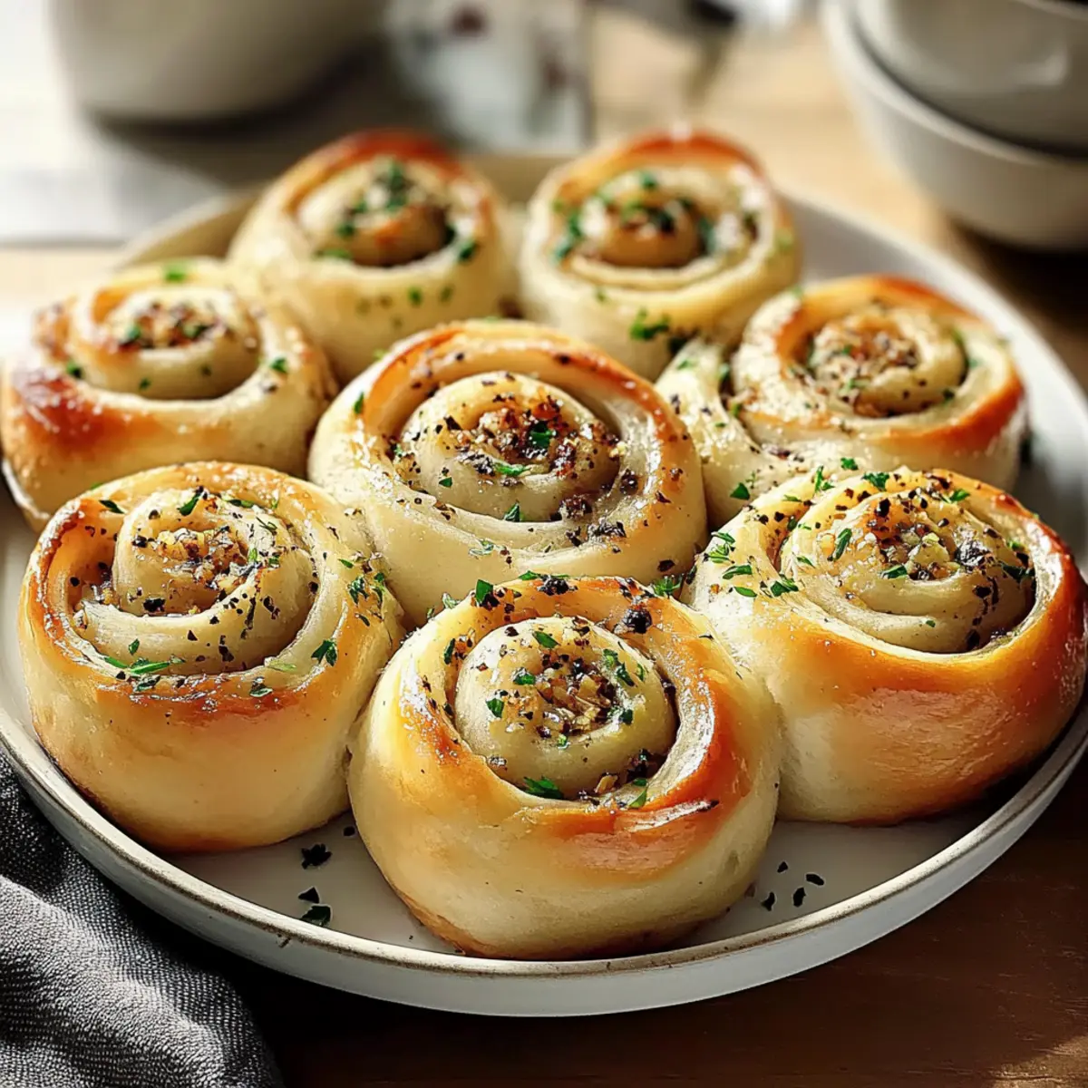Garlic Swirl Rolls