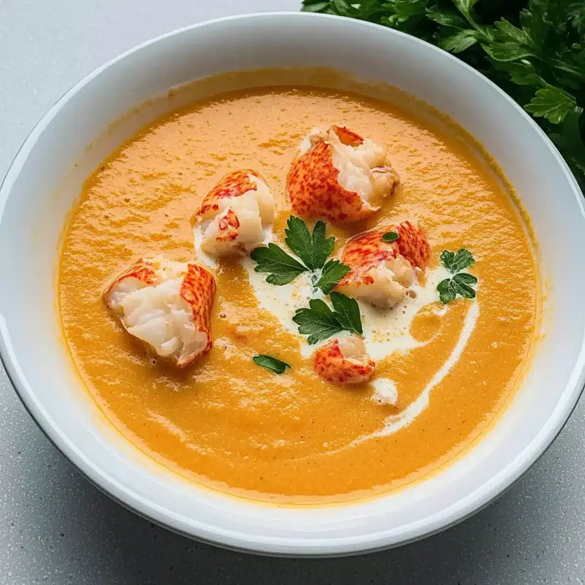 Low Carb Keto Lobster Bisque