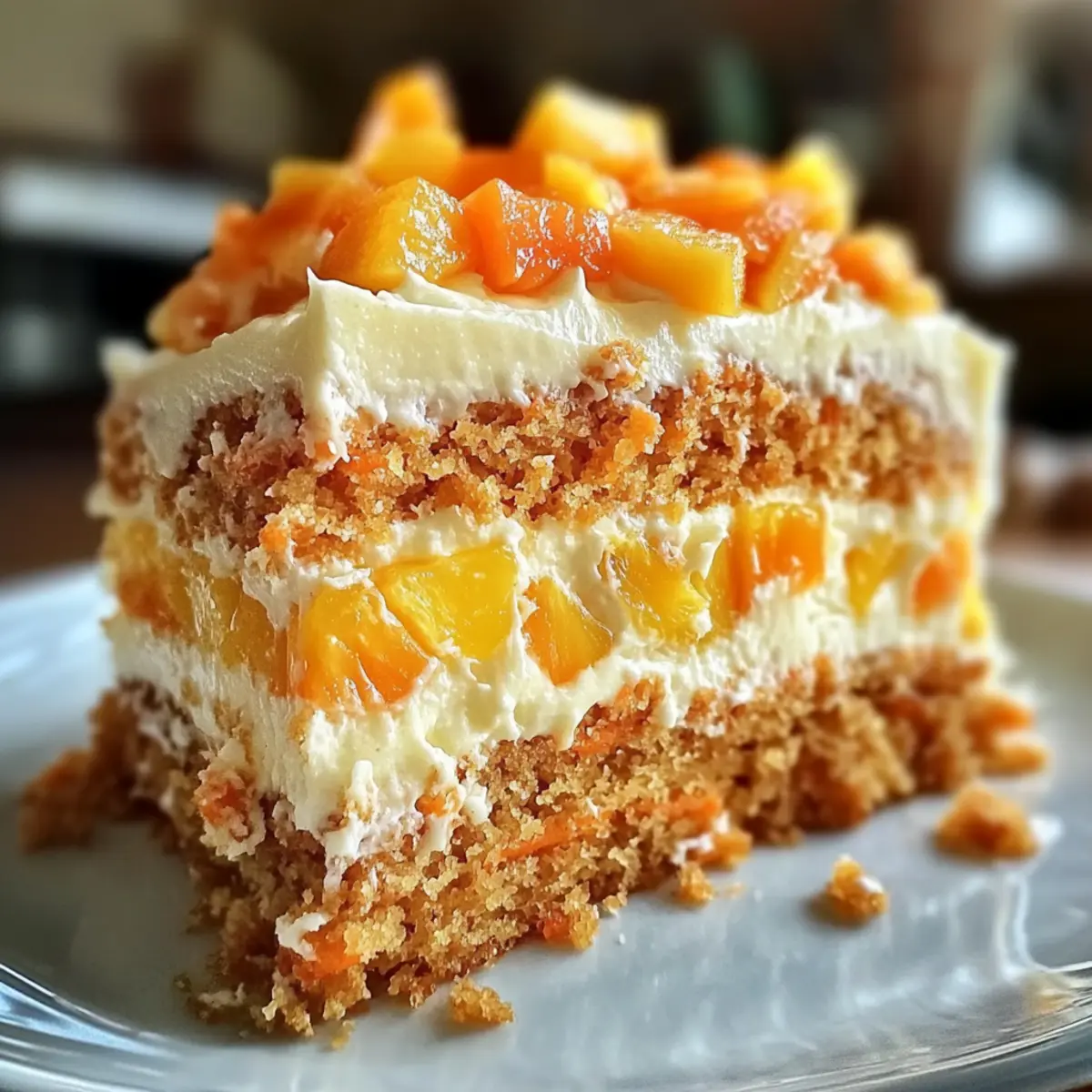 Pineapple Carrot Cream Cake