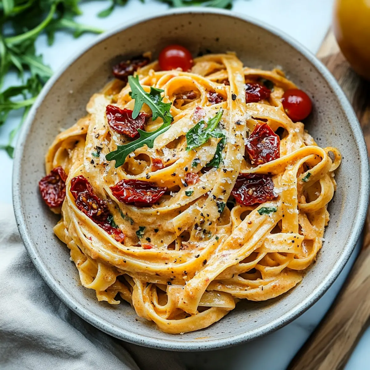 Sun-Dried Tomato Pasta