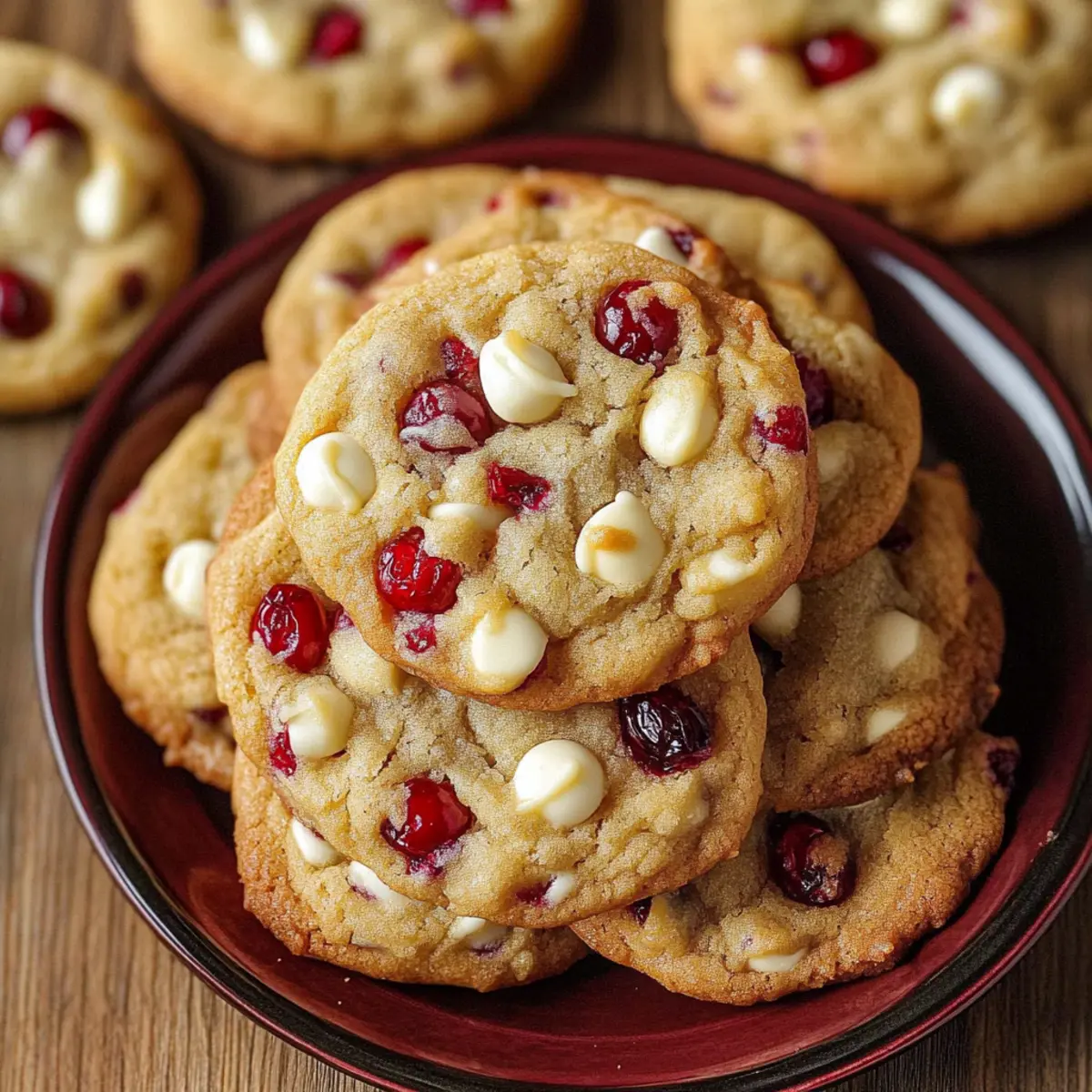 White Chocolate Cranberry Cookies