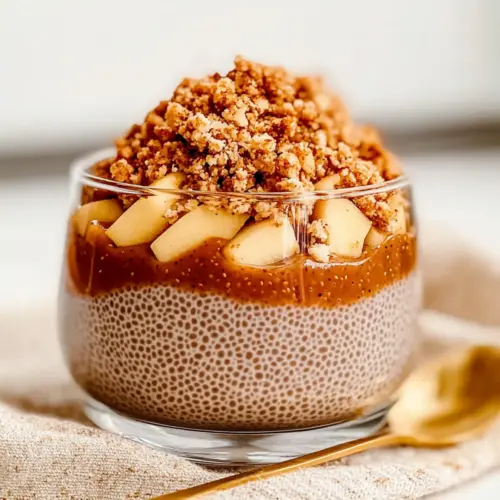Apple Crumble Chia Pudding