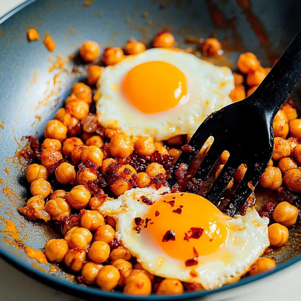Chickpea Fried Eggs