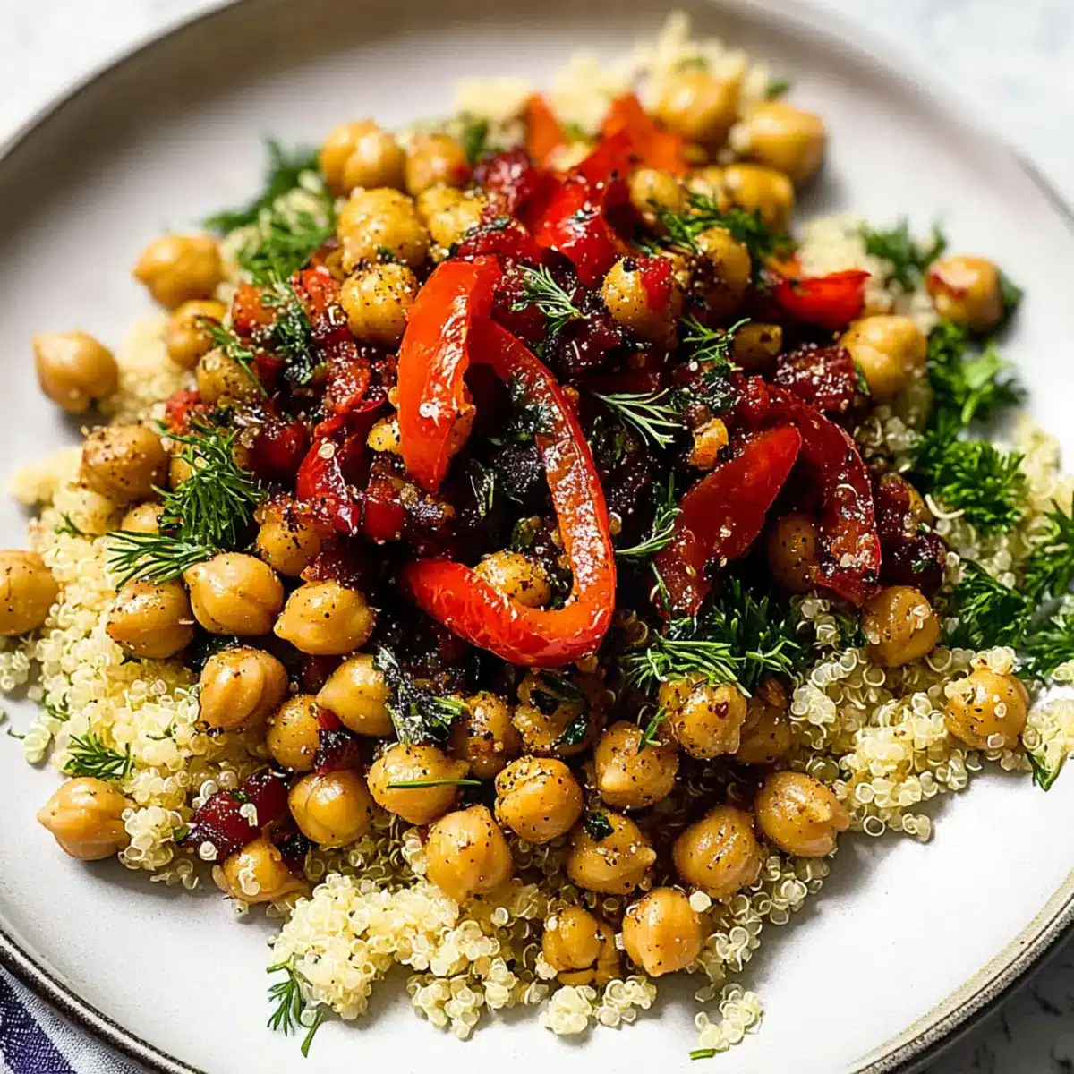 Roasted Red Pepper Salad