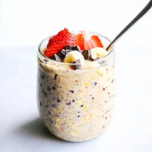 Banana Split Overnight Oats