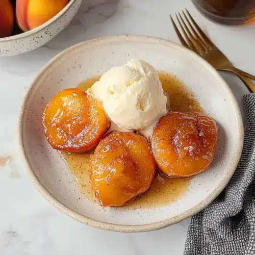 Air Fryer Peaches