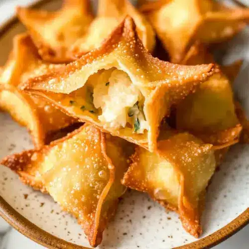Easy Air Fryer Crab Rangoon