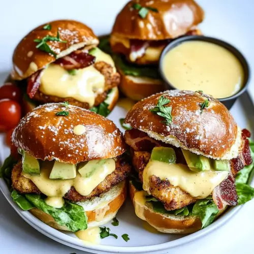 Honey Mustard BLT Chicken Sliders Recipe