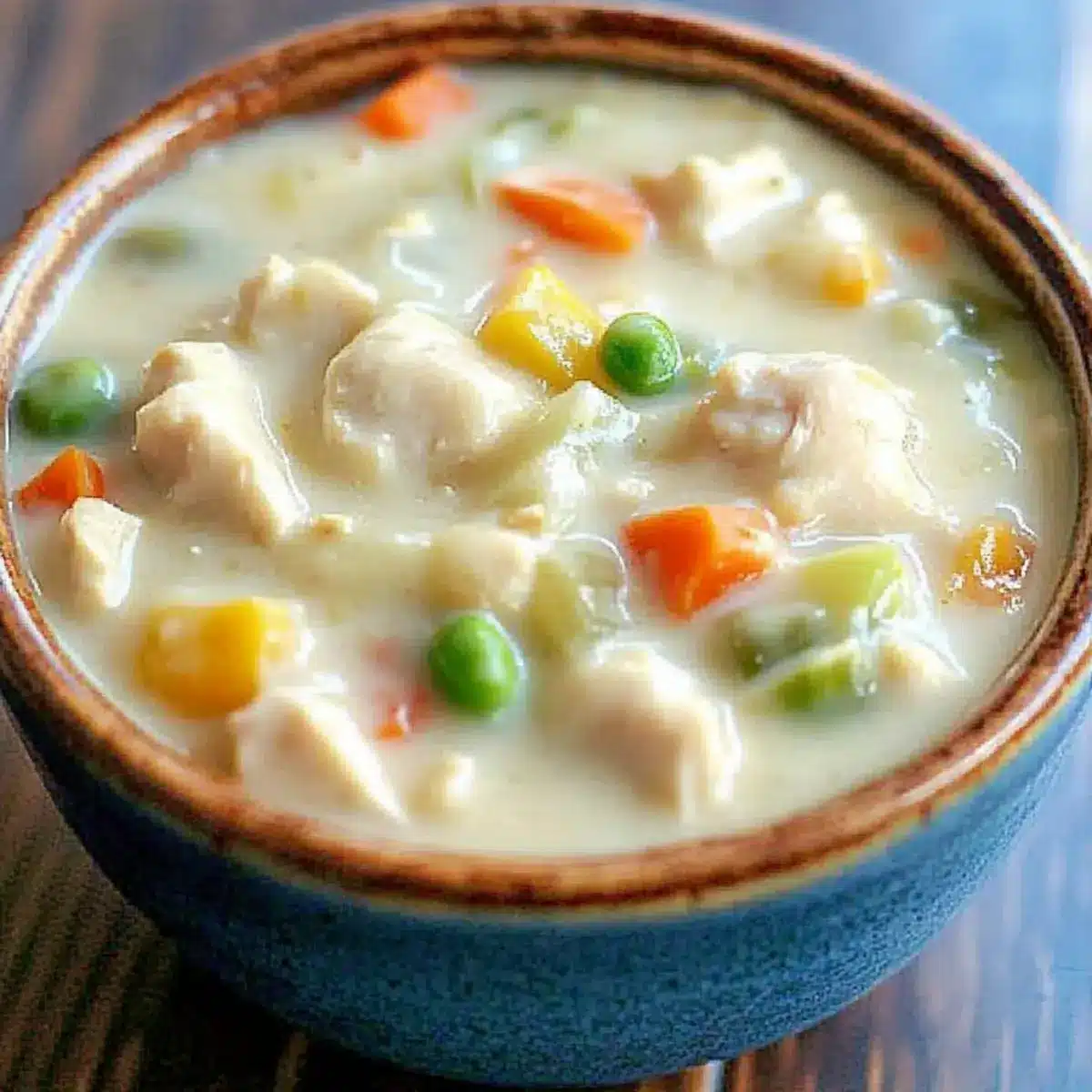 Healthy Chicken Pot Pie Soup
