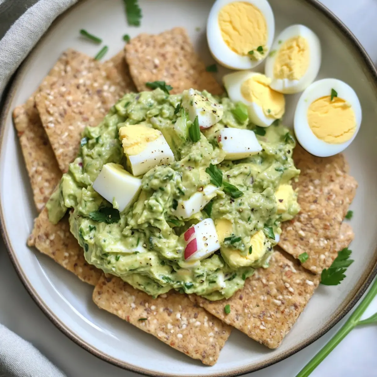 Herby Avocado Egg Salad