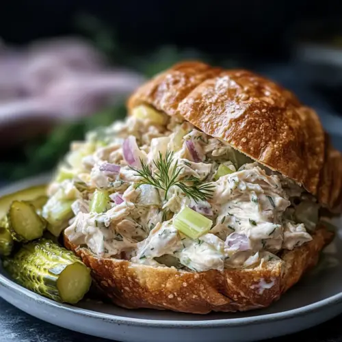 Savory Dill Pickle Chicken Salad