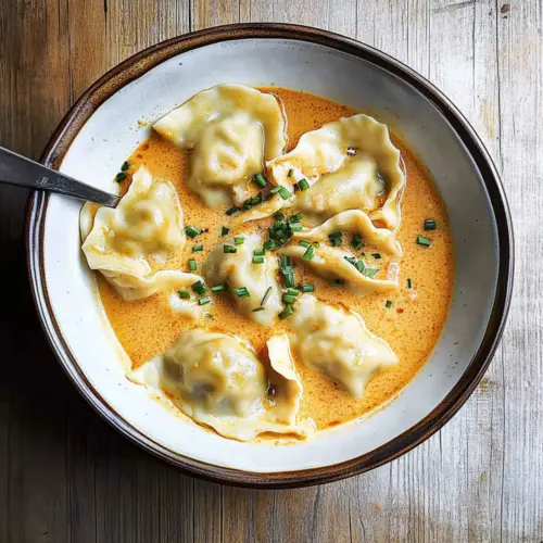 Thai Coconut Curry Dumpling Soup
