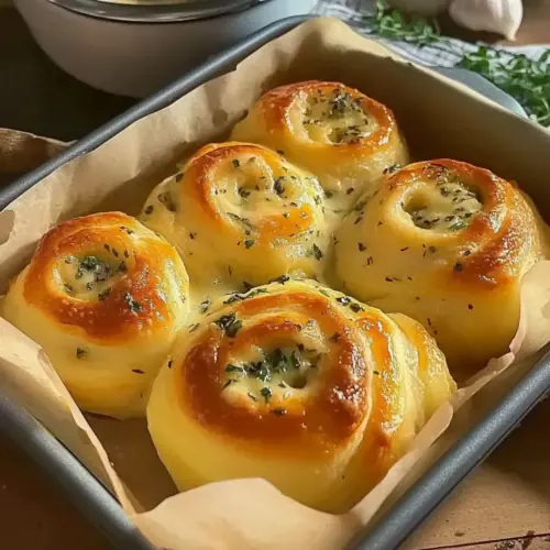 Buttery cheese Garlic Rolls