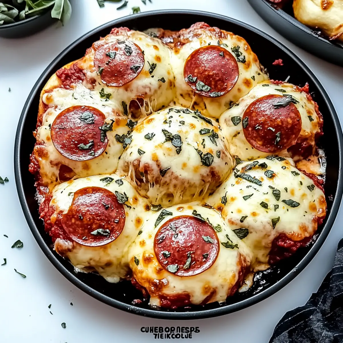 Cheesy Pepperoni Pizza Bombs