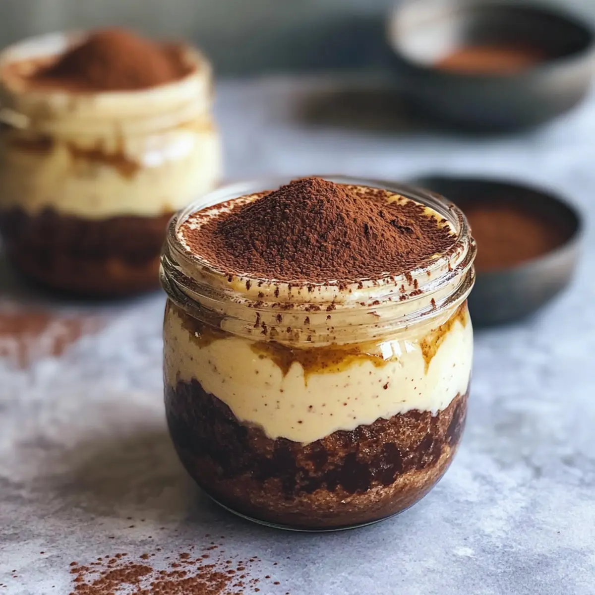 Protein Tiramisu Pudding