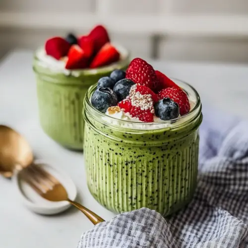 Energizing Matcha Overnight Oats