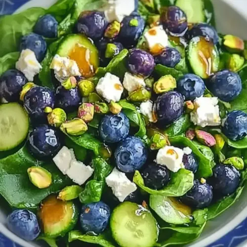 Blueberry Pistachio Spring Salad