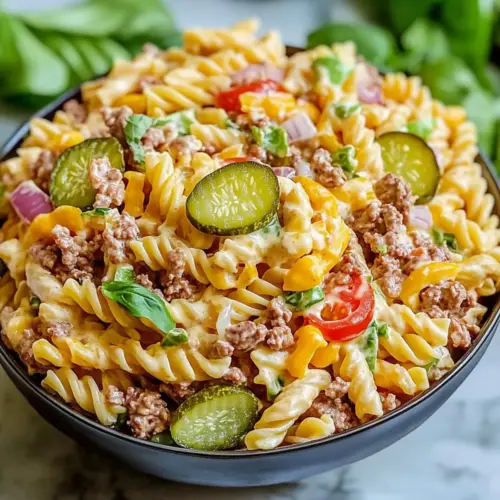 Big Mac Pasta Salad